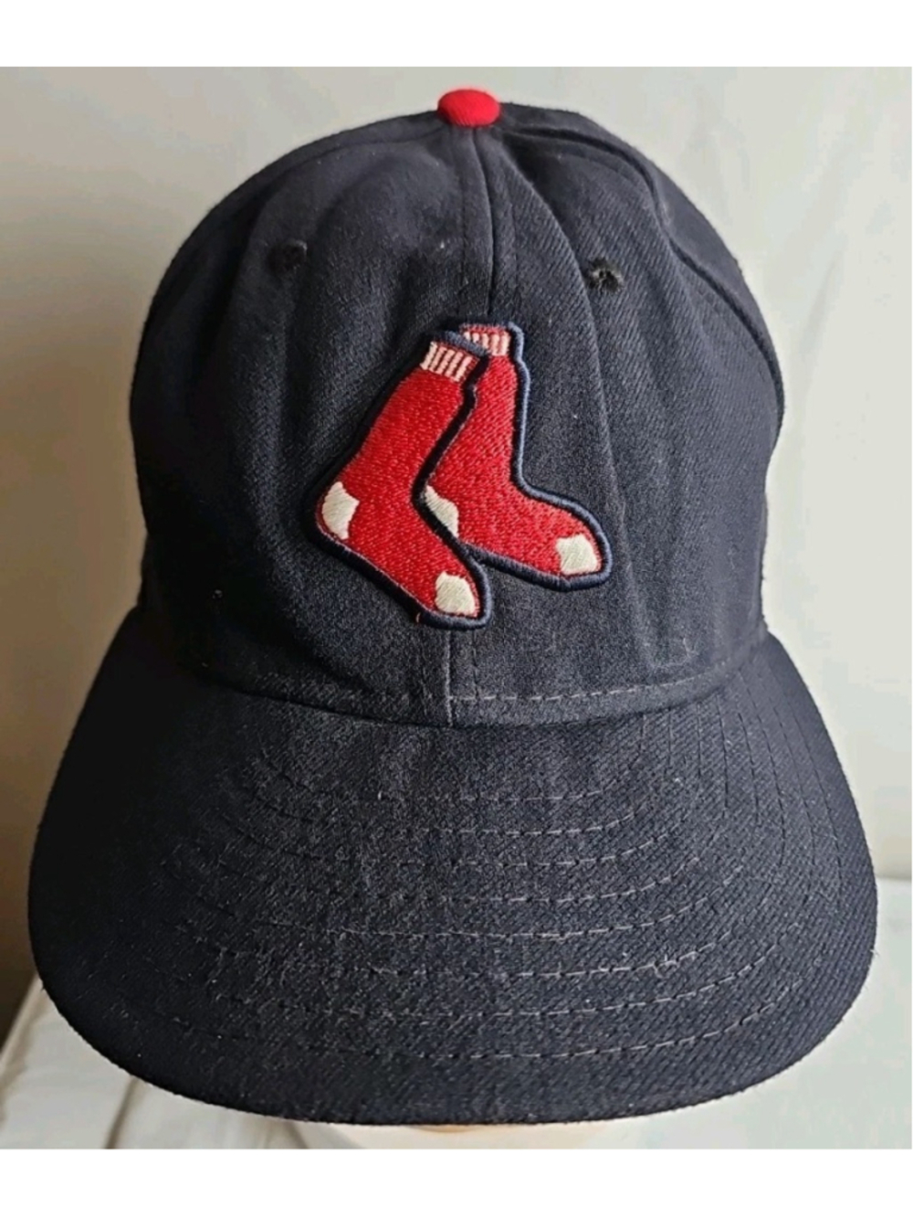 Boston Red Sox New Era 59Fifty Fitted Hat 6 7/8 Made in USA MLB Cool Base